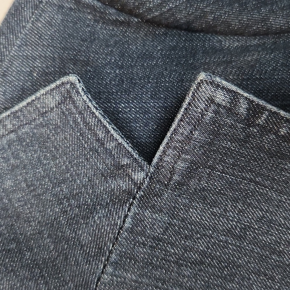 Dockers Women's Belted Denim‎ Jacket Size Medium - Picture 8 of 12